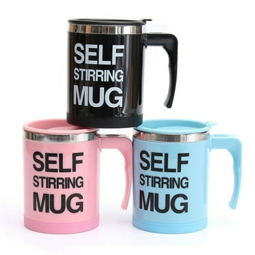 Self Stirring Coffee Mug, 8 oz Stainless Steel Automatic Self Mixing & Spinning Cup